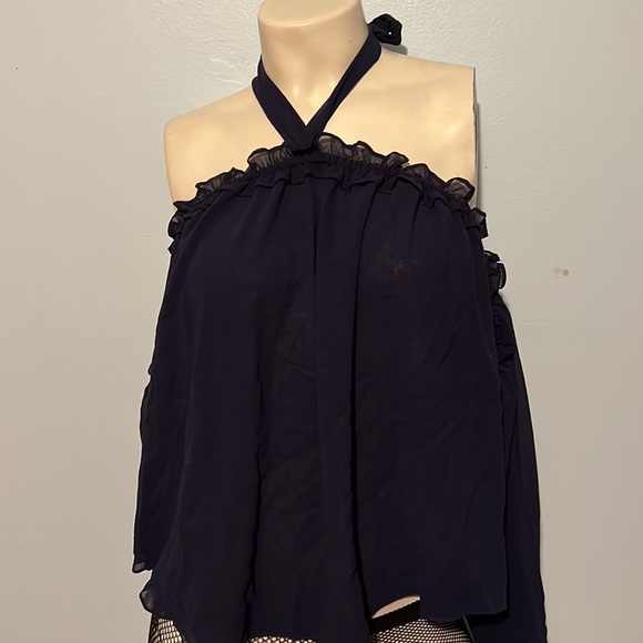 Misa Los Angeles Navy Livey Top - Picture 4 of 10